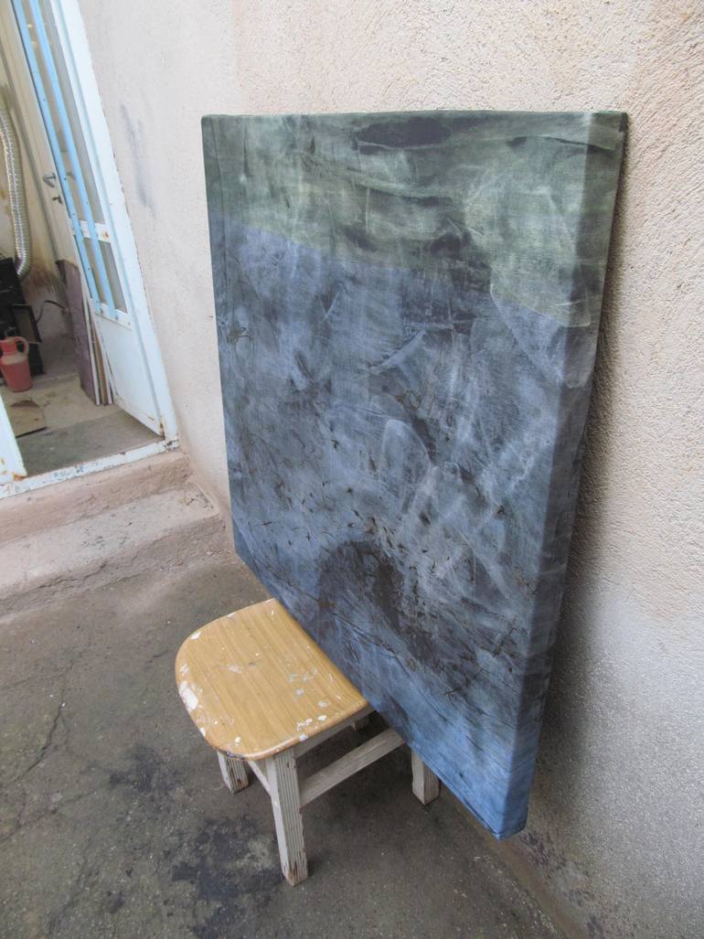 Original Abstract Expressionism Abstract Painting by Mehdi Saadeti