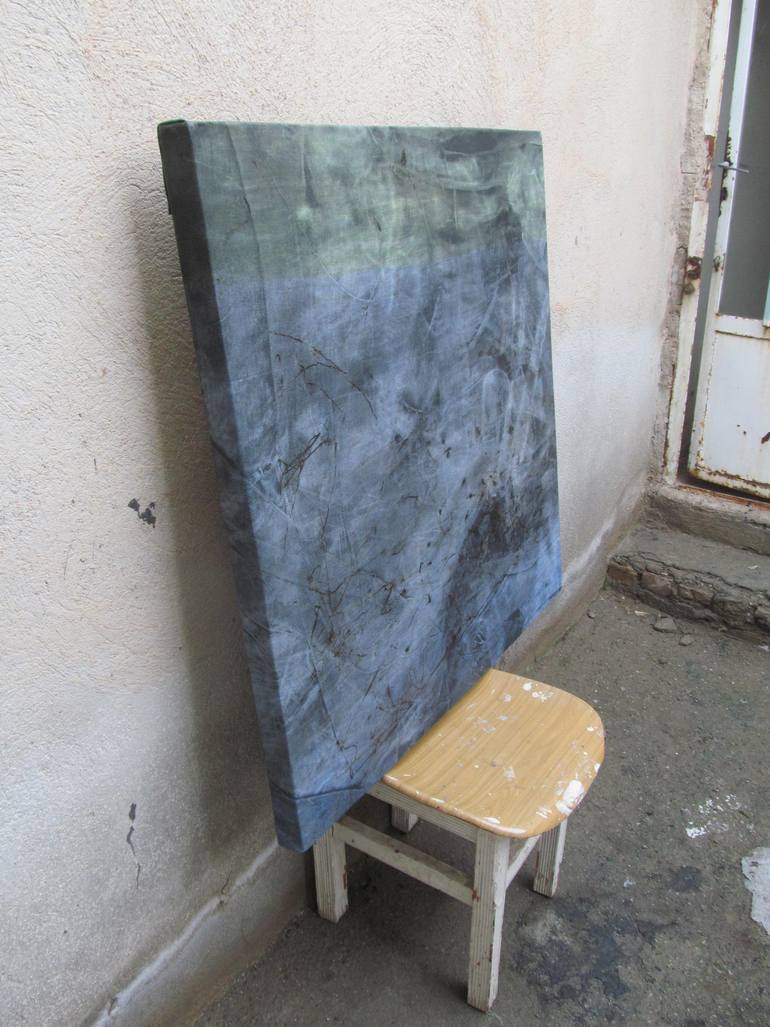 Original Abstract Expressionism Abstract Painting by Mehdi Saadeti