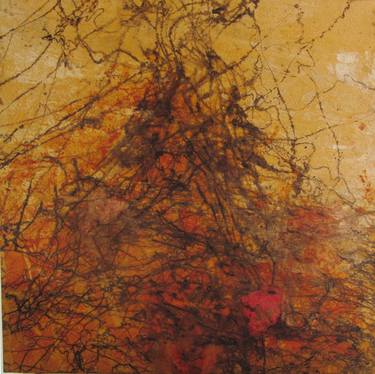 Original Abstract Expressionism Abstract Paintings by Mehdi Saadeti