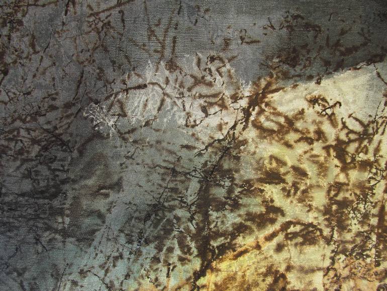 Original Abstract Expressionism Abstract Painting by Mehdi Saadeti
