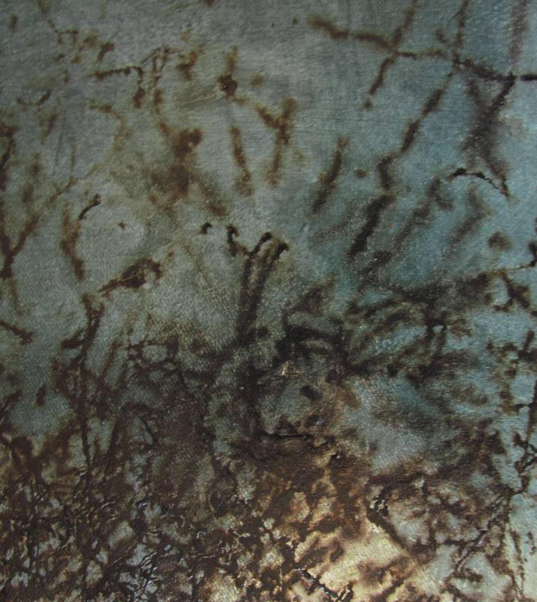 Original Abstract Expressionism Abstract Painting by Mehdi Saadeti