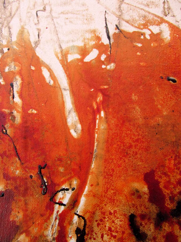 Original Abstract Expressionism Abstract Painting by Mehdi Saadeti