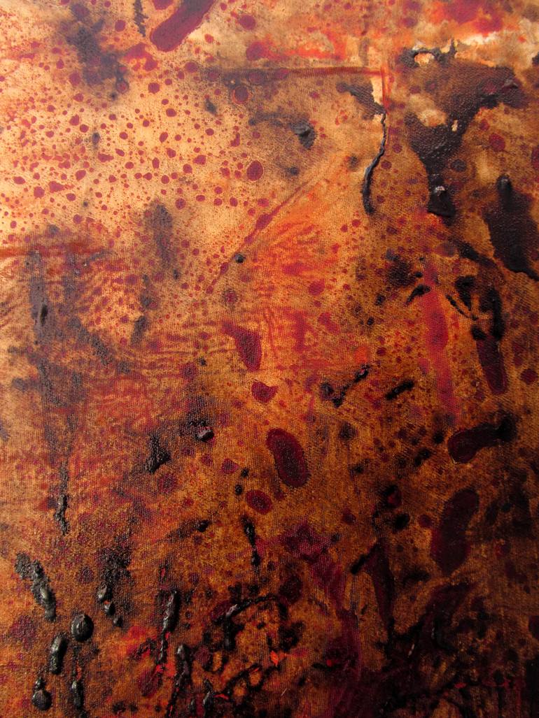 Original Abstract Expressionism Abstract Painting by Mehdi Saadeti