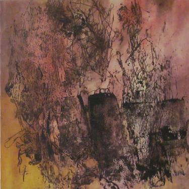 Original Abstract Expressionism Abstract Paintings by Mehdi Saadeti