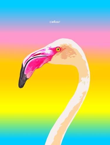 Flamingo Pop Art thumb