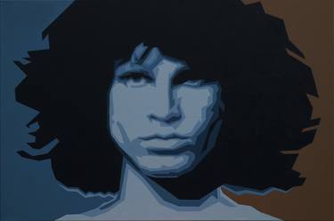 Jim Morrison Acrylic Painting thumb