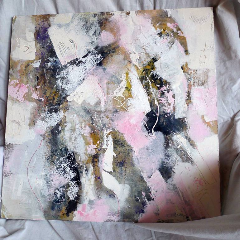 Original Abstract Expressionism Abstract Painting by Yu Polch