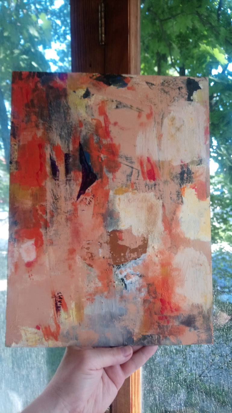 Original Abstract Expressionism Abstract Painting by Yu Polch