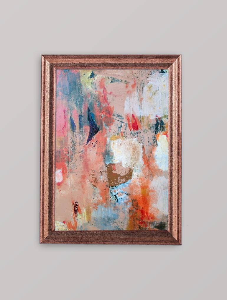 Original Abstract Expressionism Abstract Painting by Yu Polch