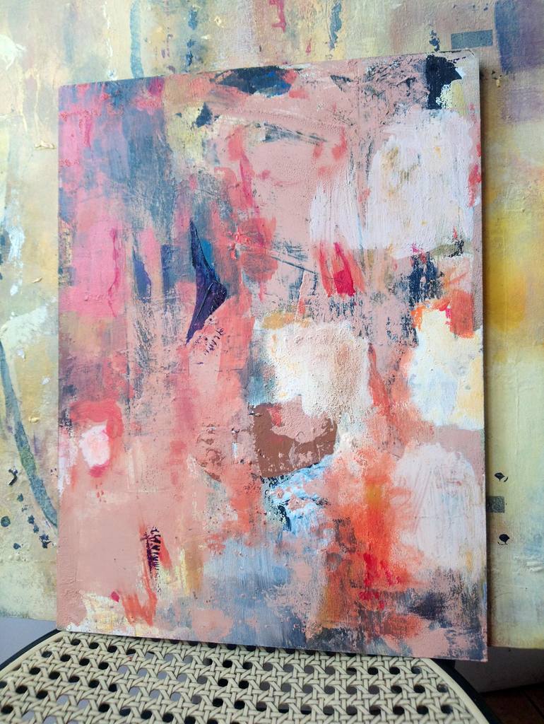 Original Abstract Expressionism Abstract Painting by Yu Polch