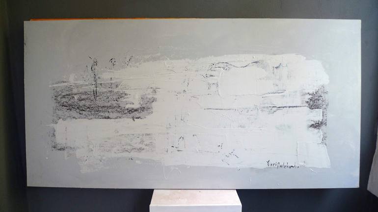 Original Minimalism Abstract Painting by Yu Polch