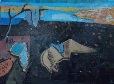 Original Figurative Landscape Collage by Ita Xavier