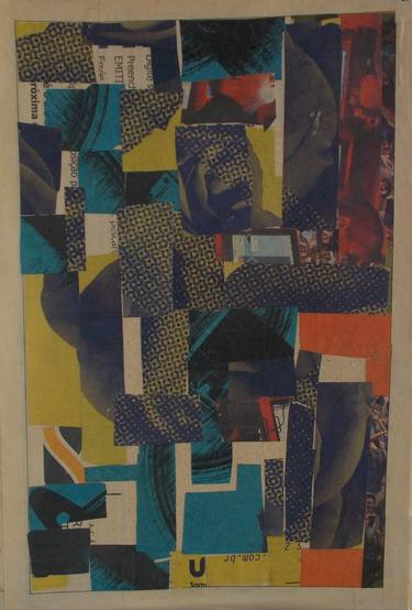 Print of Geometric Collage by Ita Xavier