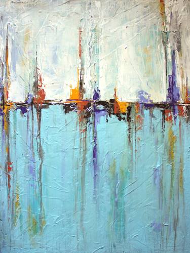 Original Abstract Seascape Paintings by Elizabeth Moran