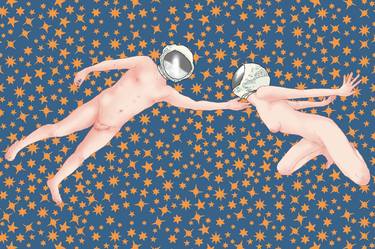 Original Pop Art Nude Digital by Alessia Delvecchio