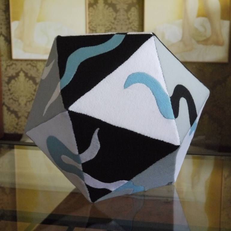 Original Conceptual Geometric Sculpture by Alessia Delvecchio