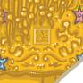 detail of the belt with the QR Code