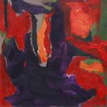 abstract in red by Muresan Flaviu