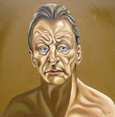 Original Portrait Painting by Mick Williams