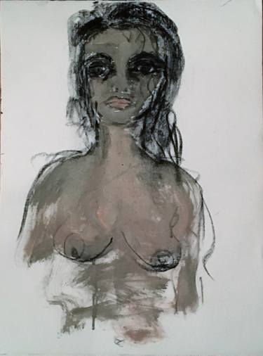 Print of Expressionism Nude Drawings by Emma Watson