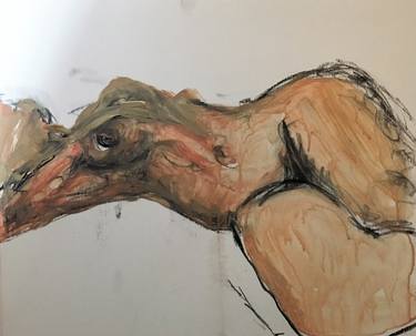 Print of Expressionism Nude Drawings by Emma Watson