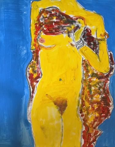 Original Expressionism Nude Paintings by Emma Watson