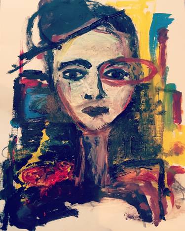 Print of Abstract Expressionism People Paintings by Emma Watson