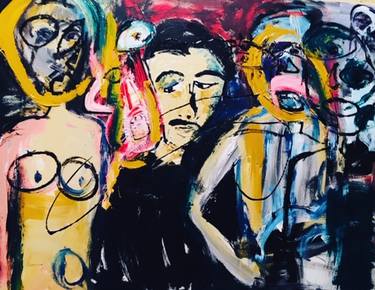 Original Abstract Expressionism Music Paintings by Emma Watson