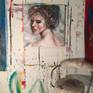 This work is a re exploration of capturing expression with simply the use of palette knife