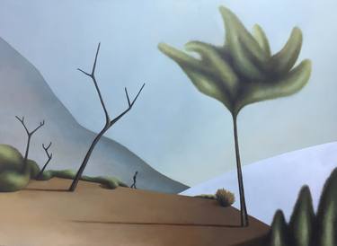 Original Conceptual Landscape Paintings by María Álvarez