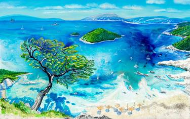 Saatchi Art Artist Milena Gaytandzhieva; Paintings, “The Charm of Aegean” #art