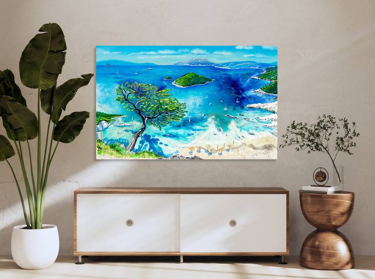 Original Contemporary Seascape Painting by Milena Gaytandzhieva