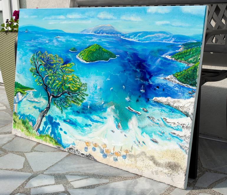 Original Contemporary Seascape Painting by Milena Gaytandzhieva