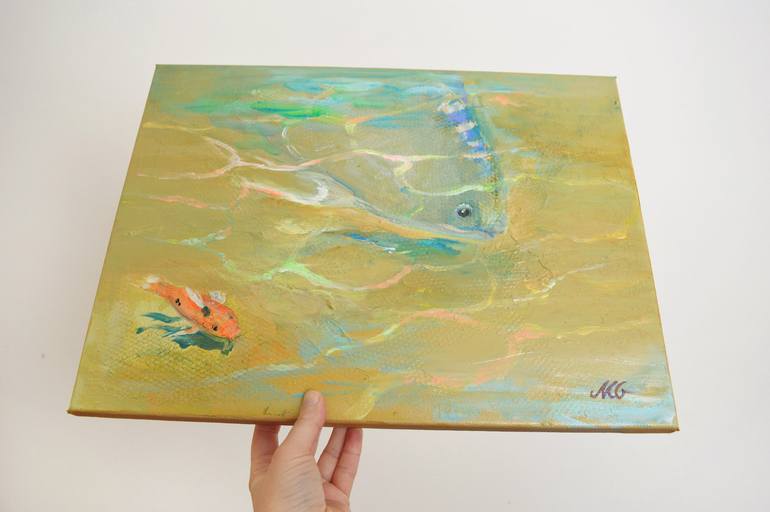 Original Fish Painting by Milena Gaytandzhieva