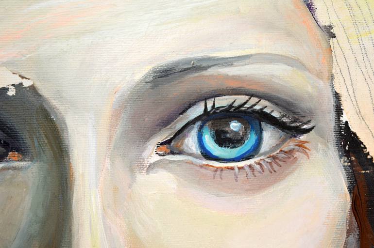 Original Conceptual Women Painting by Milena Gaytandzhieva