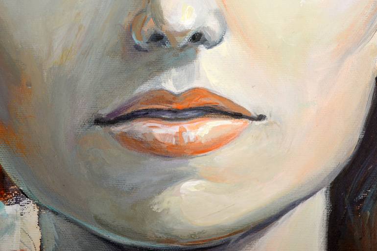 Original Conceptual Women Painting by Milena Gaytandzhieva