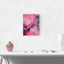 Painting: Acrylic, Resin on Canvas.
The painting is inspired by the beauty of women. I present our feelings and emotions in this small painting. I used various of mediums to create different art effects. The color scheme is feminine and vibrates like a fragrance of perfume.