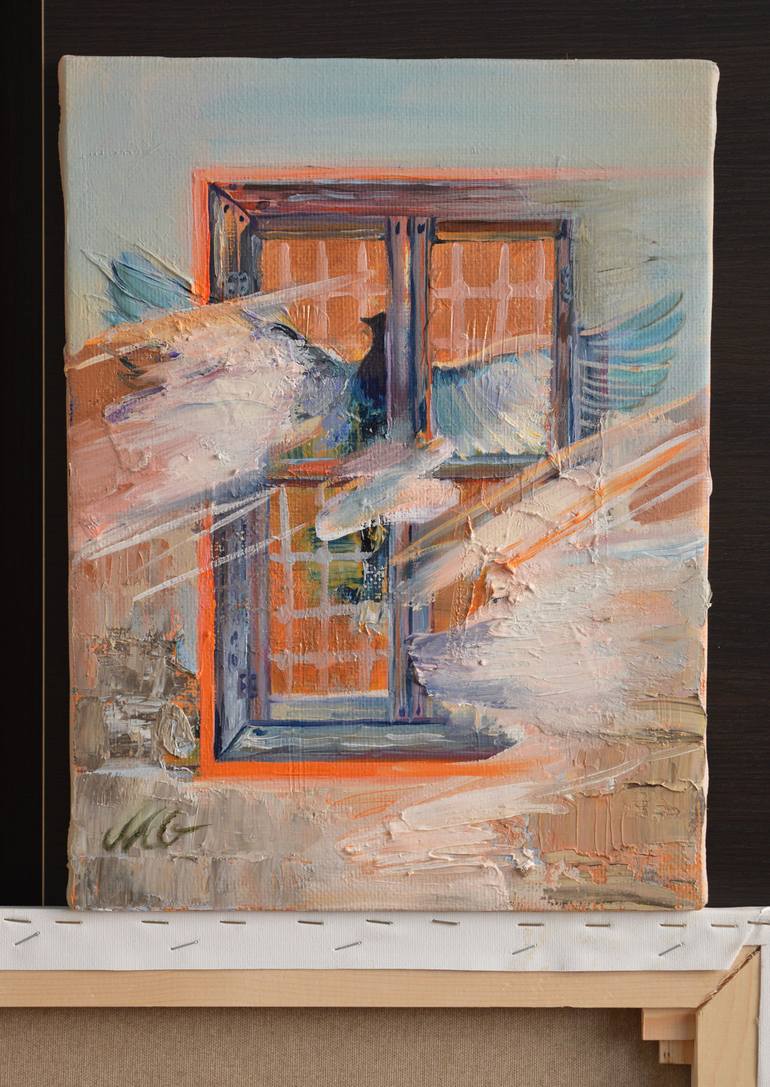 Original Abstract Expressionism Home Painting by Milena Gaytandzhieva