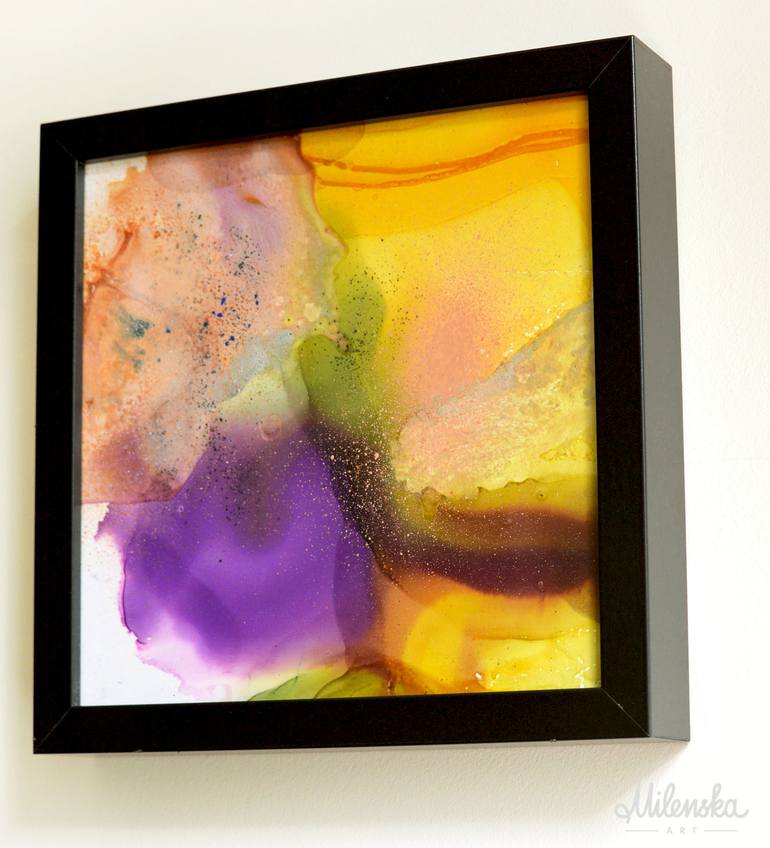Original Abstract Expressionism Abstract Painting by Milena Gaytandzhieva
