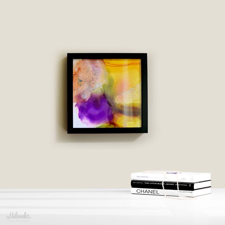 Original Abstract Expressionism Abstract Painting by Milena Gaytandzhieva