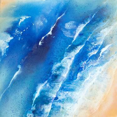 Original Abstract Seascape Paintings by Milena Gaytandzhieva