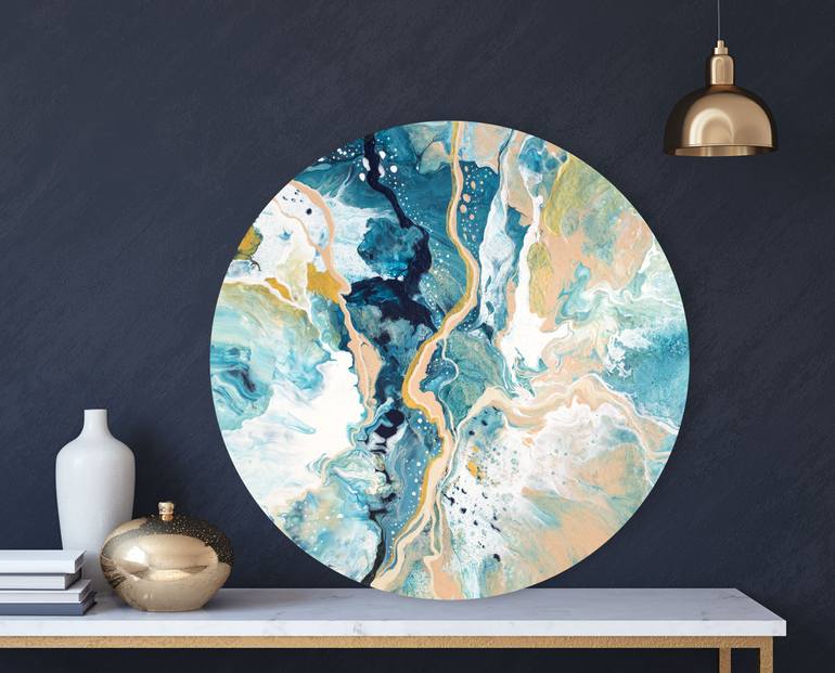 Original Abstract Expressionism Abstract Painting by Milena Gaytandzhieva