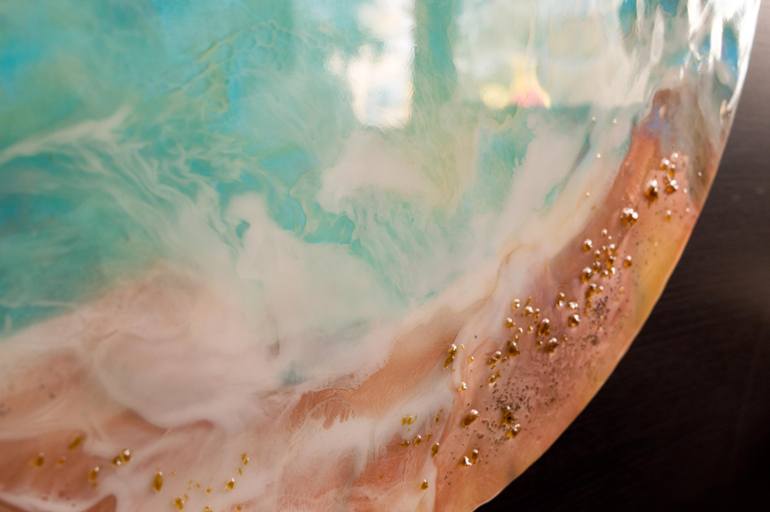 Original Abstract Seascape Painting by Milena Gaytandzhieva