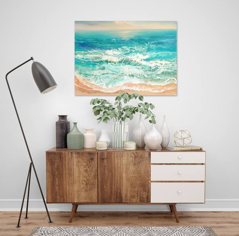 Original Impressionism Seascape Painting by Milena Gaytandzhieva