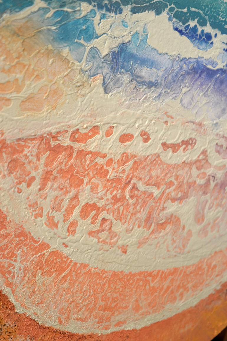 Original Abstract Seascape Painting by Milena Gaytandzhieva