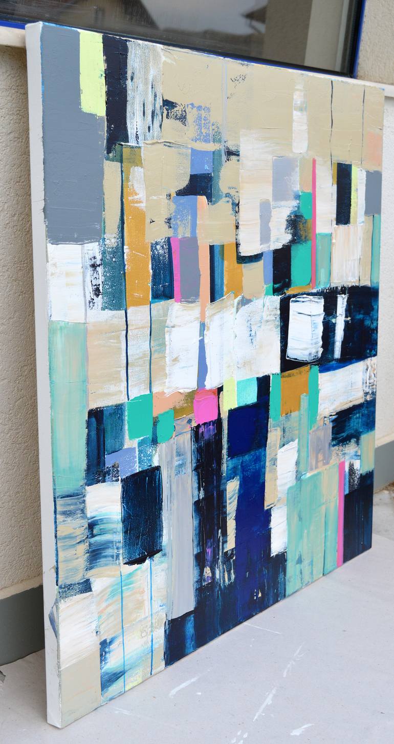 Original Abstract Expressionism Abstract Painting by Milena Gaytandzhieva