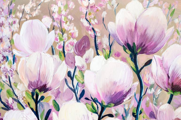 Original Impressionism Botanic Painting by Milena Gaytandzhieva
