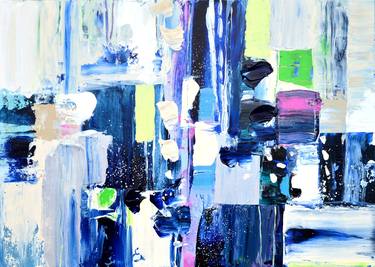 Original Abstract Expressionism Abstract Paintings by Milena Gaytandzhieva