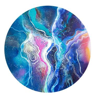 Print of Modern Outer Space Paintings by Milena Gaytandzhieva