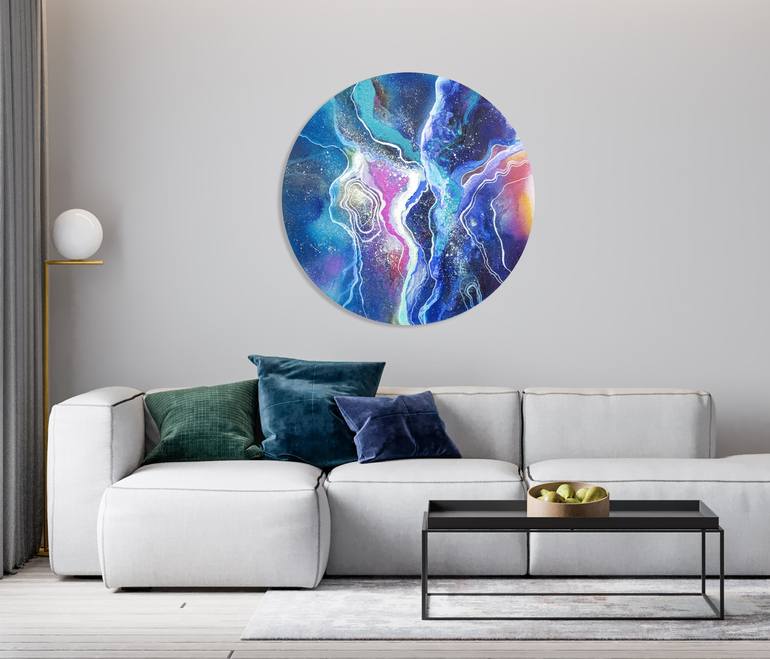 Original Modern Outer Space Painting by Milena Gaytandzhieva